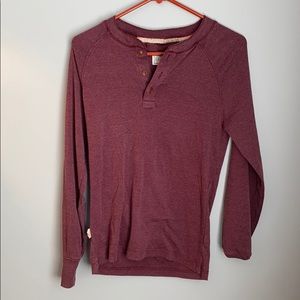 THE NORMAL BRAND QUARTER BUTTON TEE